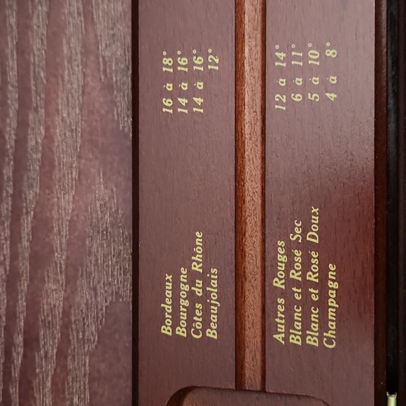 Vintage Air Canada Thermometre a Vin, wine, champagne thermometer in case. - Picture 3 of 10